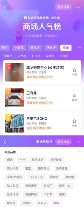 抖音推商場功能加速布局本地生活：入口隱蔽、聯(lián)動直播帶貨，功能頁界限不清